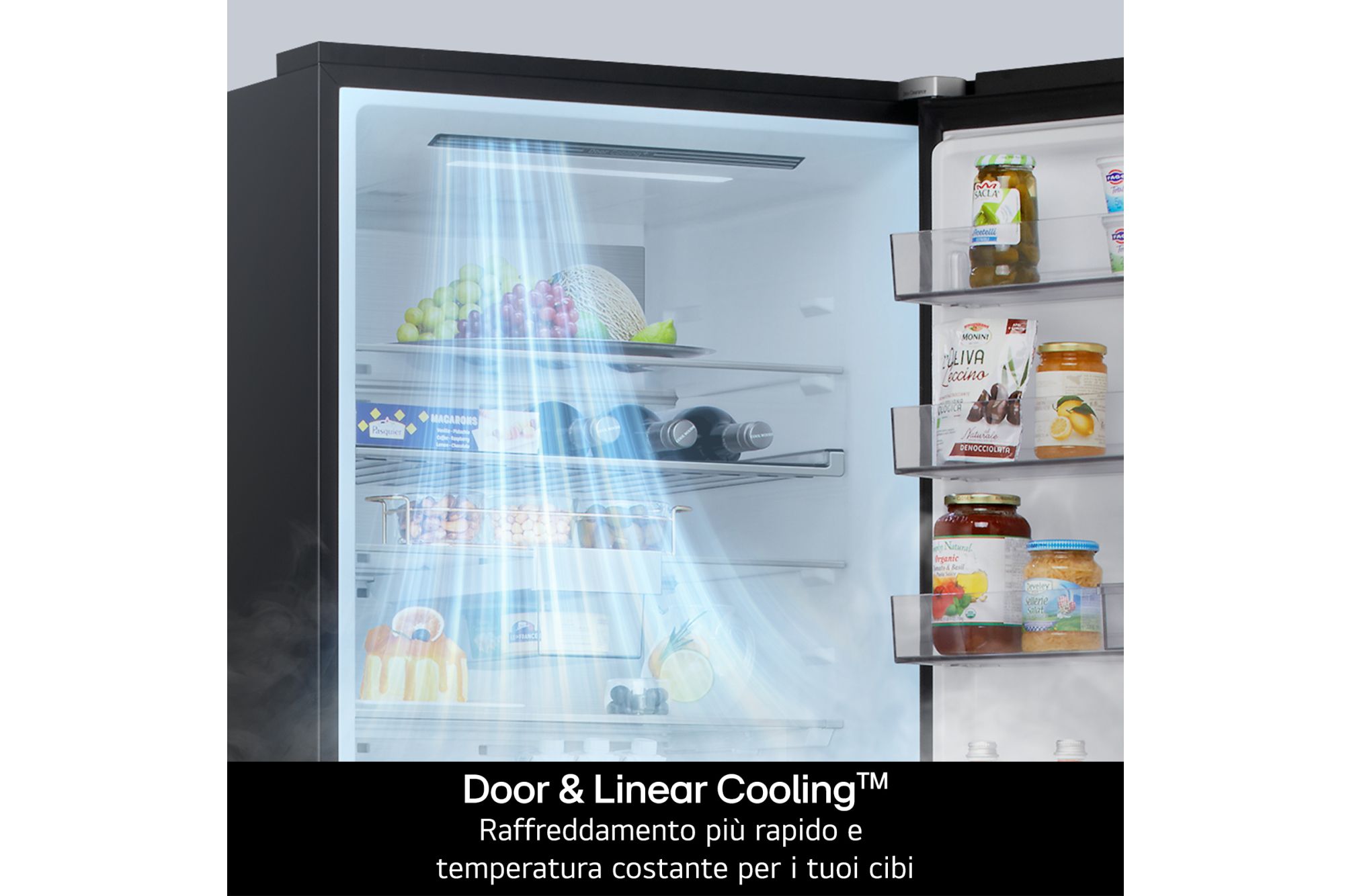 Door & Linear Cooling frigorifero combinato GBBS525CPY